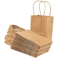 Kraft Paper Twist Handle Promotional Gift paper Bag